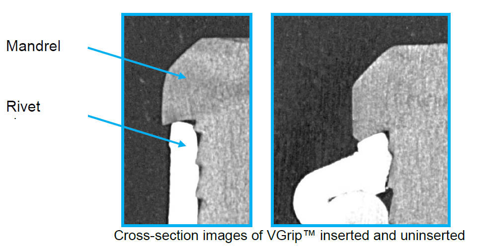 POP® VGrip™ Restdornverriegelung